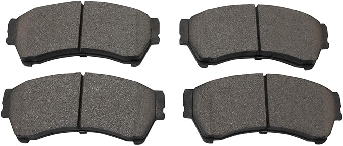 TRQ Front Brake Pads Ceramic Hardware Compatible with 2006-2012 Ford Fusion 2007-2012 Lincoln MKZ 2006 Lincoln Zephyr 2006-2011 Mercury Milan