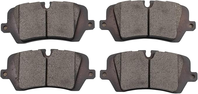 TRQ Rear Brake Pads Ceramic Compatible with 2017-2023 Land Rover Discovery 2013-2022 Range Rover 2014-2022 Range Rover Sport