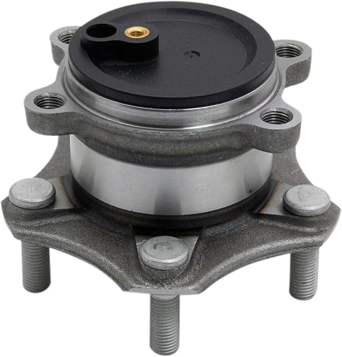 TRQ 2 Piece Rear Wheel Bearing & Hub Assembly Set with ABS Sensor Compatible with 2014-2018 Mazda 3
