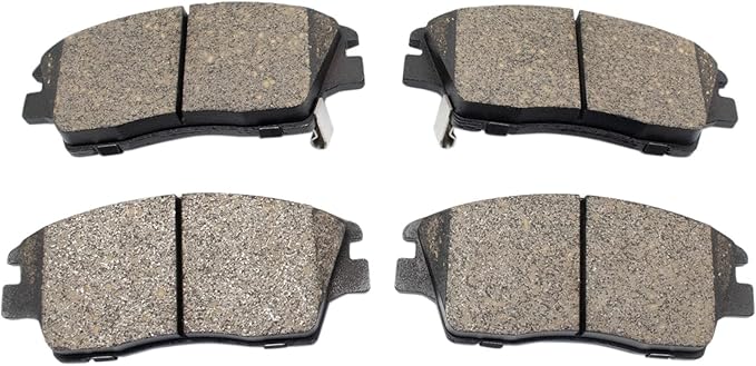 TRQ Front Brake Pads Ceramic Compatible with 2017-2020 Hyundai Elantra 2016-2021 Tucson 2017-2022 Kia Sportage