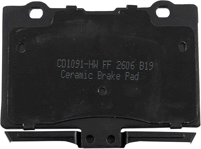 TRQ Front Ceramic Brake Pad Set Compatible with 2005-2012 Acura RL