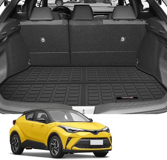 Custom for 2018-2023 Toyota CHR Cargo Mats Trunk Liner All Weather TPE Protection Mat Accessories (for 2018-2023 Toyota C-HR)