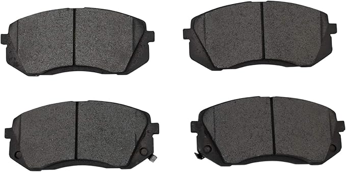 TRQ Front Brake Pads Ceramic Hardware Wear Sensor Compatible with 2015-2016 Hyundai Sonata 2011-2017 Tucson 2007-2010 Kia Rondo 2014-2016 Cadenza 2011-2016 Sportage 2015-2016 Soul EV