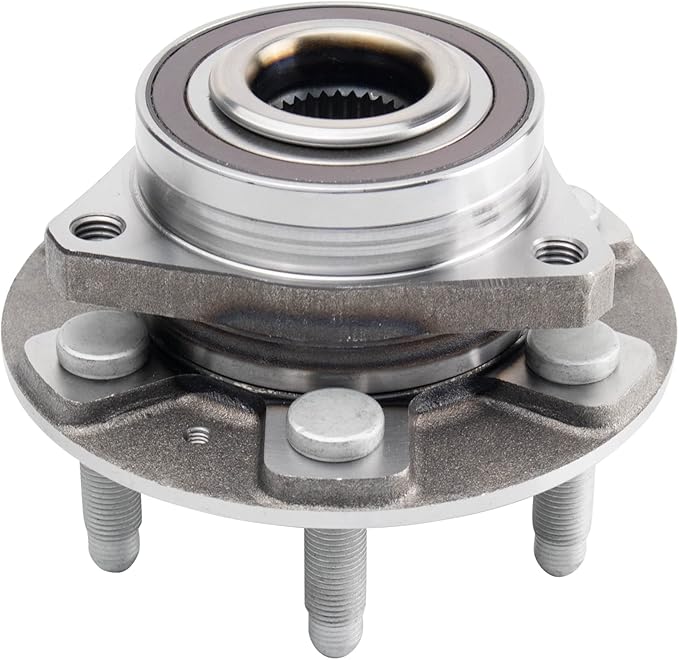 TRQ Driver and Passenger Side Wheel Bearing and Hub Assembly Set 2 Piece Compatible with 18-22 Buick Enclave 17-22 Cadillac XT5 20-22 XT6 18-22 Chevrolet Traverse 17-22 GMC Acadia