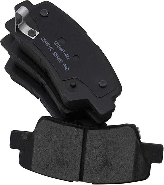 TRQ Rear Posi Ceramic Brake Pad Kit Set for Hyundai Sonata Kia Optima