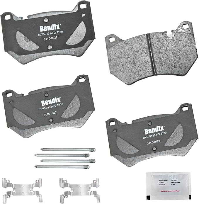 Bendix Priority1 CFC2139 Ceramic Front Brake Pads for Audi Q5 2024-2018, Q5 Sportback 2024-2021