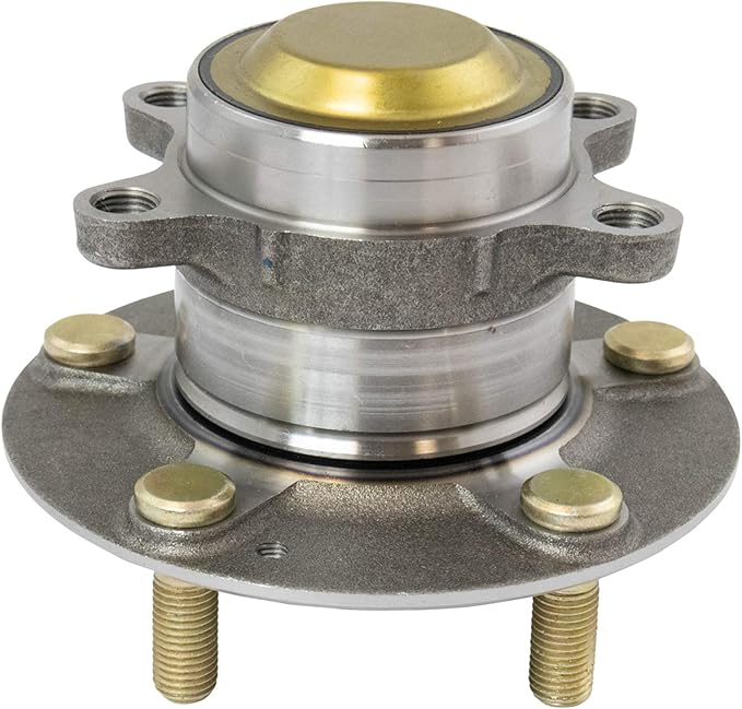 TRQ Rear Wheel Bearing and Hub Assembly Set 2 Piece Compatible with 2016-2017 Honda Civic 18-21 Civic Touring LX EX-L Sport EX Sport Touring 2018 Civic LX-P EX-T 18-20 Civic SI 19-22 Insight