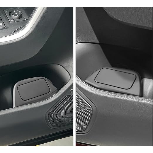 for Toyota RAV4 Trash Can for 2019-2025 Toyota RAV4 Small Car Trash Bin for Side Door RAV4 Front Door Trash Garbage Bin w/Lid for Toyota RAV4 Accessories (RAV4 Left & Right Side)