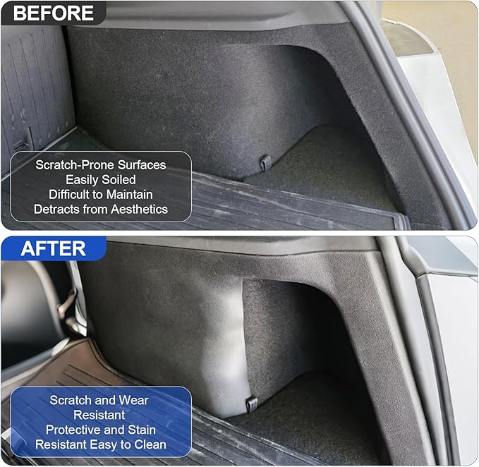 Cargo Side Cover for Tesla Model Y Juniper 2025 2026 Trunk Side Cover