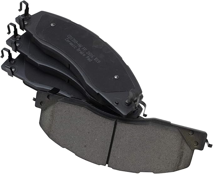 TRQ Front Brake Pads Ceramic Compatible with 2009-2010 Dodge Ram 2500 3500 2012 1500 2011-2018