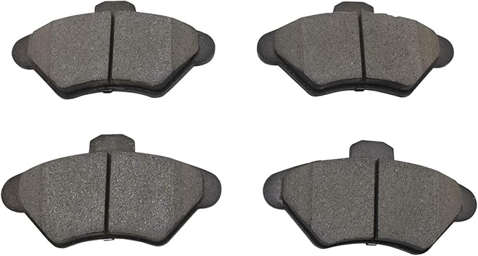 TRQ Front Brake Pads Ceramic Hardware Compatible with 1994-1998 Ford Mustang 1993-1997 Thunderbird 1993-1997 Mercury Cougar