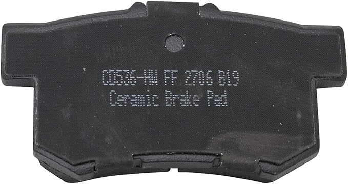 TRQ Rear Brake Pads Ceramic Compatible with 2001-2003 Acura CL 1991-1995 Legend 2007-2012 RDX 1996-2004 RL 1999-2008 TL 2002-2004 Honda CR-V 2003-2011 Element 1995-1998 Odyssey 1996-1999 Isuzu Oasis