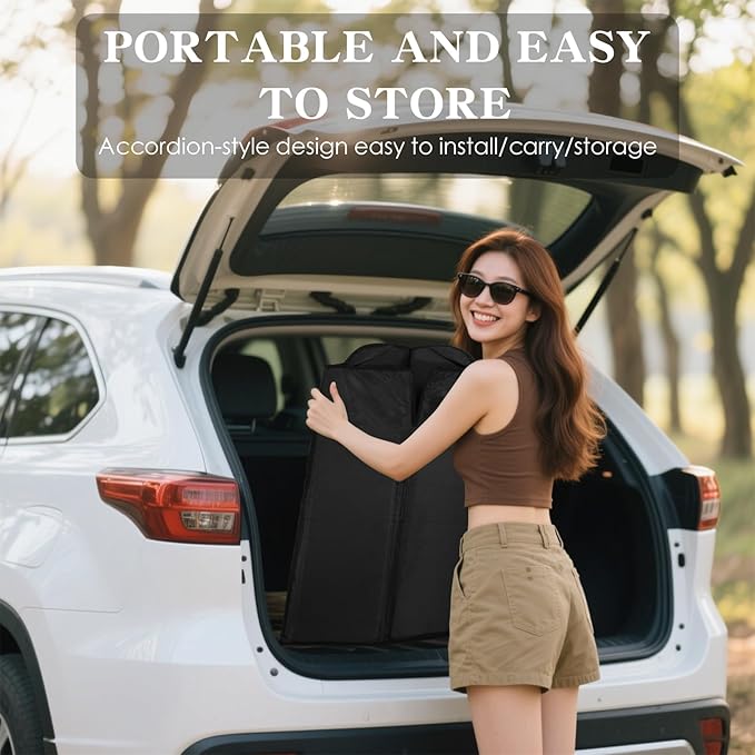 Windshield Sun Shade for Tesla Model 3 2018-2025, Model Y 2020-2025 Front Window Sunshade - Safeguard (for Model 3/Model Y)