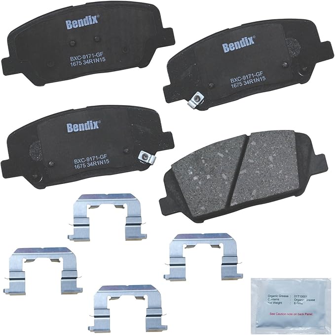 Bendix Priority1 CFC1675 Ceramic Front Brake Pads for Hyundai Veloster 2015-2013