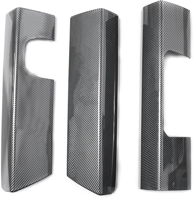 Barong for Tesla Cybertruck Accessoriess Interior Stickers Car Central Control Dashboard Panel Cover Trim Frame Decal Carbon Fiber Pattern