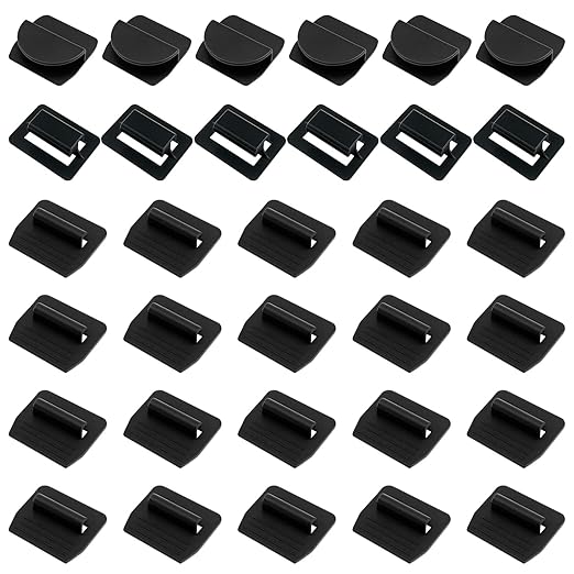 32 Pcs Roof Sunshade Clips, Replacement Sun Shade Roof Clips Compatible with Model Y/3/S/X, Car Interior Sunroof Shade Holder Fastener Clips for Installation and Stability Glass Roof Sunshade