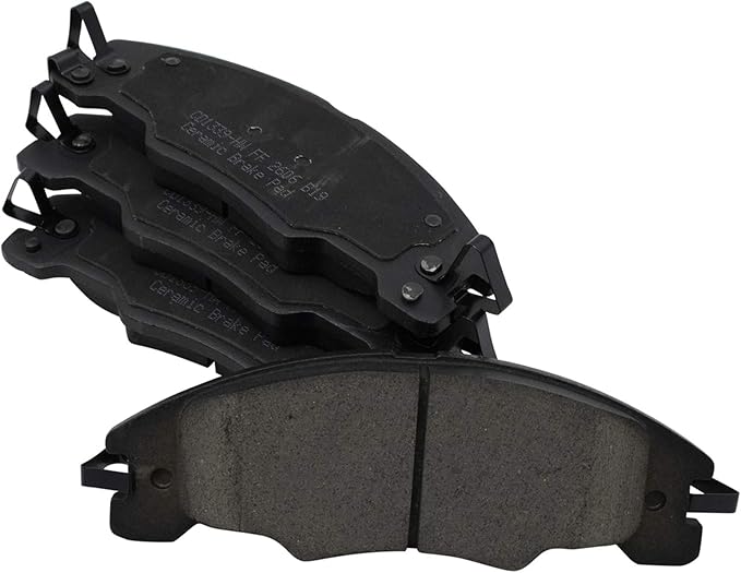 TRQ Front Brake Pads Ceramic Compatible with 2008-2011 Ford Focus