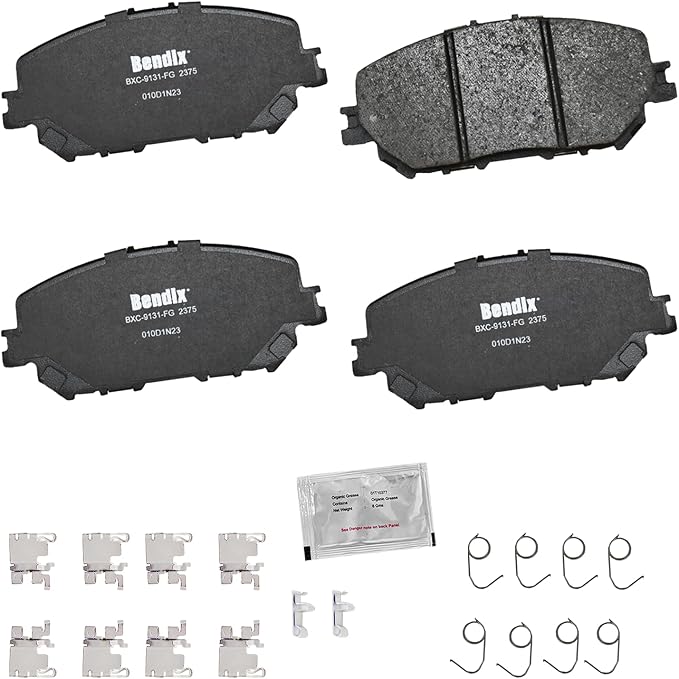 Bendix Priority1 CFC2375 Ceramic Front Brake Pads for Nissan Rogue 2024-2021