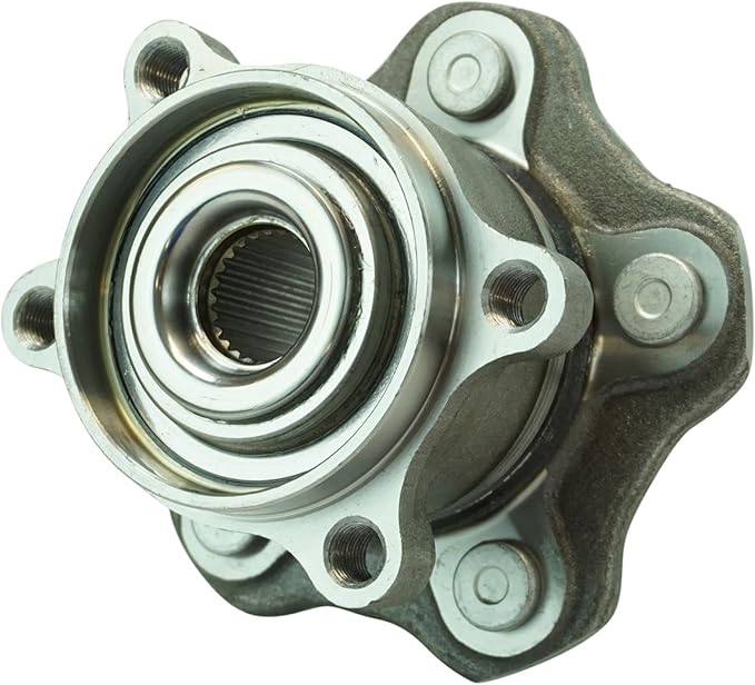 TRQ Rear Left and Right Wheel Bearing and Hub Assembly Set 2 Piece Compatible with 08-13 Nissan Rogue All Wheel Drive 11-13 Juke All Wheel Drive 2014 Juke All Wheel Drive to 4-01-14 Production Date