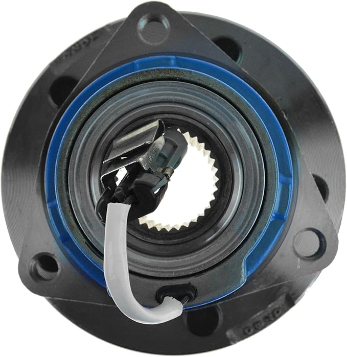 TRQ Front Left and Right Wheel Bearing and Hub Assembly Set 2 Piece Compatible with 00-08 Chevrolet Impala with 4 Wheel ABS Brakes 09-13 Impala 14-16 Impala Limited 06-11 Buick Lucerne