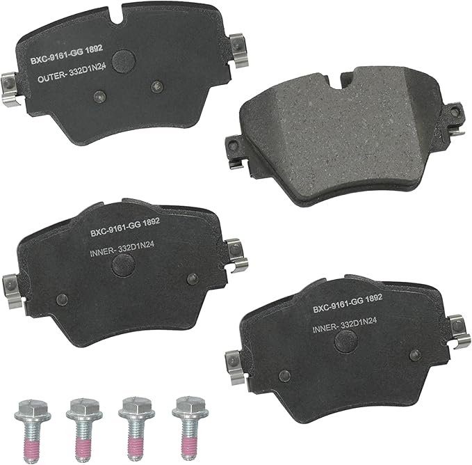 Bendix Premium SBC1892 Ceramic Front Brake Pads for select BMW 118i, 228i, 230i, 330e, 330i,430i, 520i, X1, X2, X3, X4, Z4, Mini Cooper, Clubman, Countryman, Toyota GR Supra