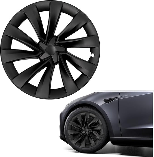 19 Inches Wheel Covers for 2025 2026 Tesla Model Y Juniper, Hub Protection Accessory, Replacement for Tesla Model Y 2025 Rim Protector, ABS Hubcaps 1-Piece