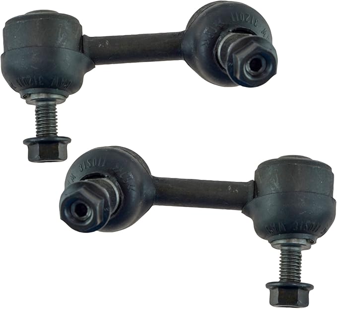 TRQ Rear Sway Bar Stabilizer Link Set Compatible with 2003-2007 Cadillac CTS