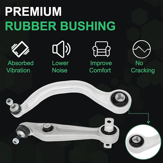 Front Lower Control Arm Kit for Tesla Model 3 2017-2018-2019-2020-2021-2022-2023 - Reference Numbers 104434100D *2,104435400A,104435900A