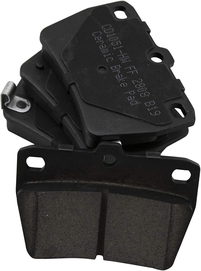 TRQ Rear Brake Pads Ceramic Compatible with 2004-2005 Toyota RAV4