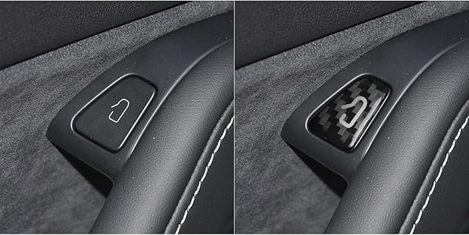frani Exterior Door Handle Covers/Interior Door Switch Covers/Trunk Button Cover 3Pcs Black Designed for Tesla Model 3/Y 2016-2025(Not for M3 Highland/My Juniper)