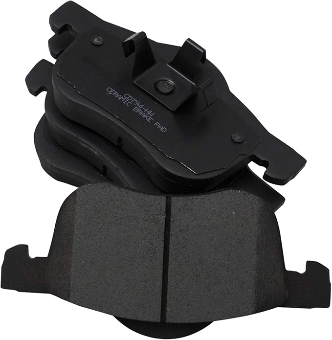 TRQ Front Brake Pads Ceramic Compatible with 2001-2009 Volvo S60 1999-2006 S80 2001-2007 V70 2003-2007 XC70