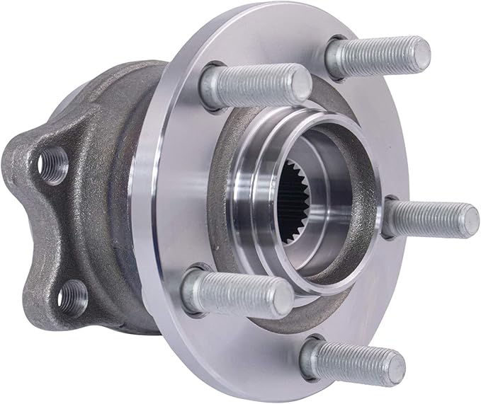 TRQ Rear Wheel Bearing and Hub Assembly Set 2 Piece Compatible with 2000-2004 Subaru Legacy 2000-2004 Outback 2003-2006 Baja