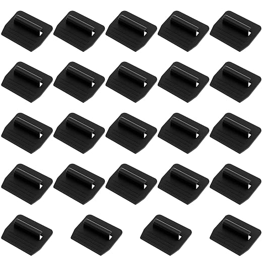 24 Pcs Sunshade Clips, Roof Sunshade Insert Clips Compatible with Model 3/Y/S/X, Sun Roof Shade Fasteners for Sunshade Installation and Stability (Black)