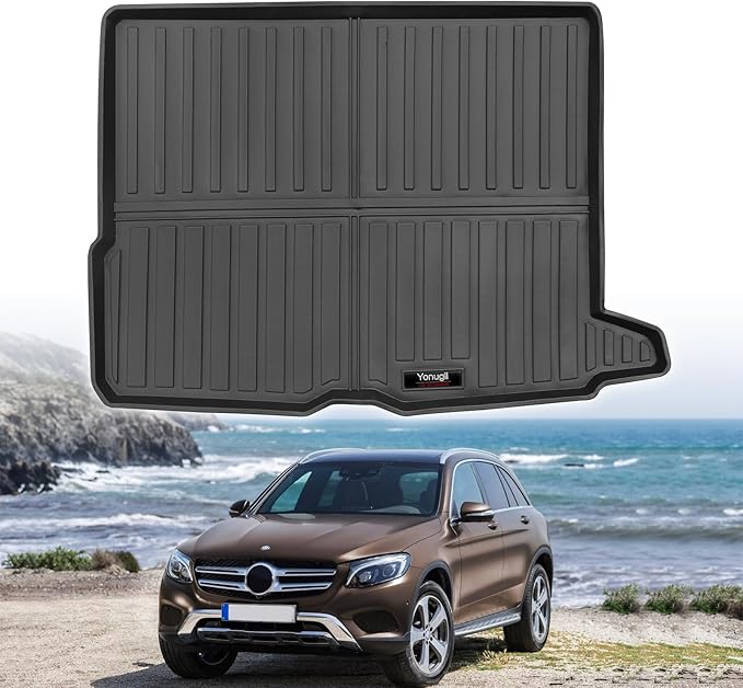 Custom 2016-2022 Mercedes-Benz GLC250 GLC300 GLC350 GLC43 AMG GLC Class Cargo Mats Trunk Liner All Weather TPE Protection Mat Accessories (for 2016-2022 Benz GLC)