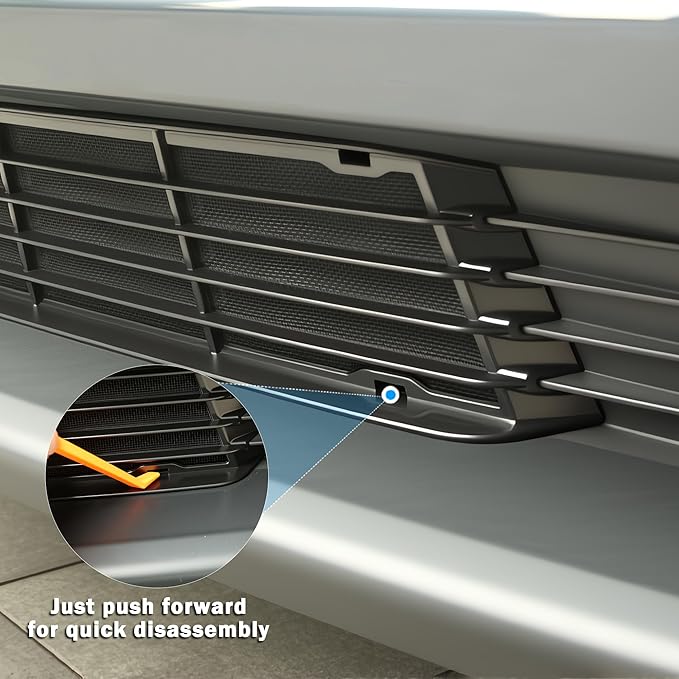 Air filters Grille Mesh Inserts for New 2025 2026 Tesla Model Y Front Air Inlet Vent Grille Cover Replacement for New Model Y Juniper Accessories (Not fit 2026 Standard & Performance)