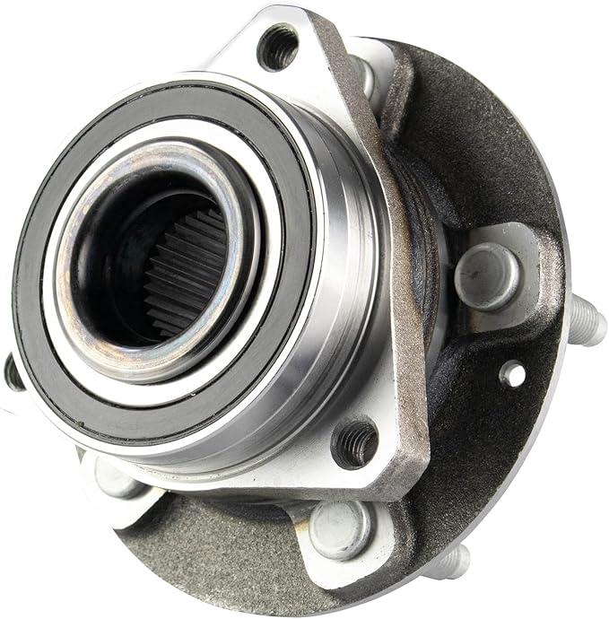 TRQ Left and Right Wheel Bearing and Hub Assembly Set 2 Piece Compatible with 16-19 Chevrolet Malibu 18-19 Buick Cascada 16-18 Envision 17-18 Envision AWD 17-19 Lacrosse 17-19 Lacrosse AWD