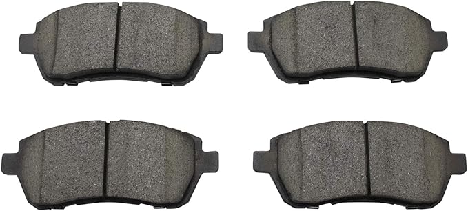 TRQ Front Brake Pads Ceramic Compatible with 2011-2019 Ford Fiesta 2013-2014 Mazda 2