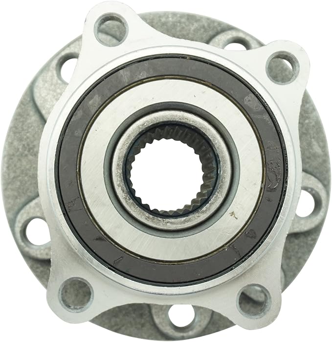 TRQ Front Left and Right Wheel Bearing and Hub Assembly Set 2 Piece Compatible with 2015-2017 Chrysler 200 2013-2016 Dodge Dart