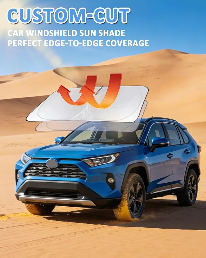 Sunshade for X7 Windshield Sun Shade Custom Fit for 2018-2025 2026 BMW X7 Accessories Foldable Front Window Shield Cover Sun Visor Protector Automotive Interior Protector Block UV Rays