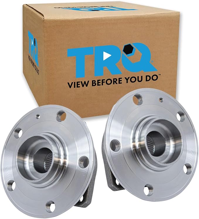 TRQ Left and Right Wheel Bearing and Hub Assembly Set 2 Piece Compatible with 2015-2020 Audi A3 Quattro 2015-2017 A3 with 80mm Bearing Outside Diameter 2018-2019 A3 with 288mm Diameter Front Rotors