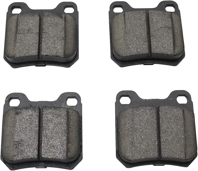 TRQ Rear Brake Pads Ceramic Compatible with 1997-2001 Cadillac Catera 1997-1998 Saab 900 1999-2003 9-3 2000 Saturn LS LS2 LW2 2001-2003 L200 LW300 2001-2005 L300