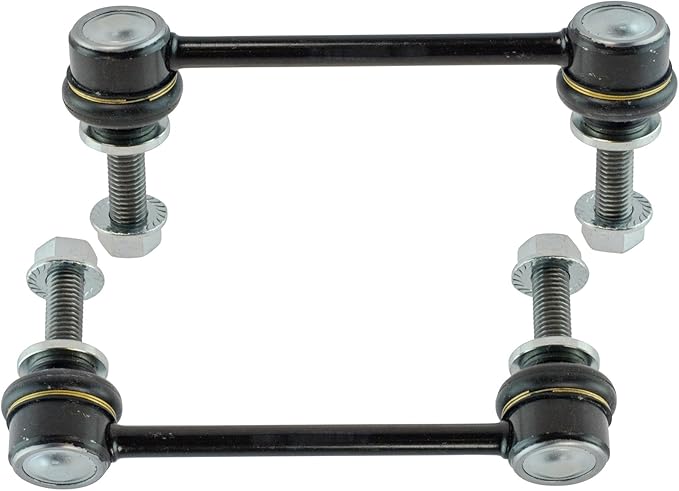 TRQ Front Driver and Passenger Side Sway Bar Link Set 2 Piece Compatible with 2008-2014 Cadillac CTS All Wheel Drive 2005-2011 STS 2004-2009 SRX