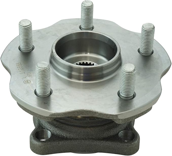 TRQ Rear Wheel Bearing and Hub Assembly Set 2 Piece Compatible with 10-15 Lexus RX350 16-22 21-23 Toyota Highlander 21-22 Sienna AWD Models