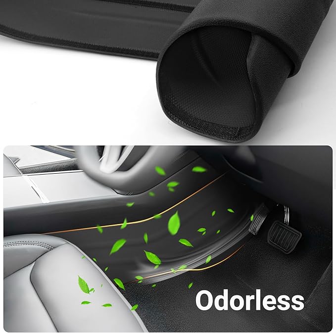 Center Console Side Anti-Kick Mats for Model 3 Highland 2024-2025 All-Weather Protection Mats Dust Resistant Protector Cover, Model 3 Interior Accessories 2PCS