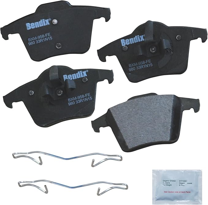 Bendix Priority1 CFM980 Semi-Metallic Rear Brake Pads for Volvo XC90 2014-2003