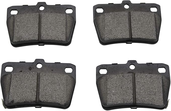 TRQ Rear Brake Pads Ceramic Compatible with 2004-2005 Toyota RAV4