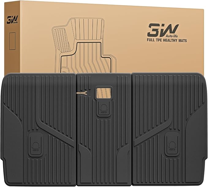 3W Tesla Model Y Juniper Seat Back Protector, Backseat Cover, TPE All Weather, Custom Fit 2025 2026 Tesla Model Y Juniper Accessories, Vigormold™