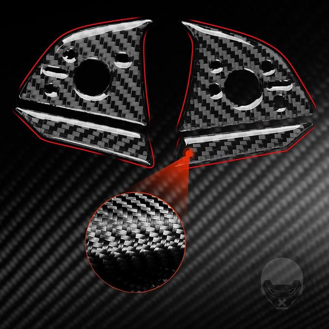 Carbon Fiber Stickers Media Panel Sticker Car Interior Decoration Compatible with Tesla Model 3 2024 Accessories Decorative Stickers