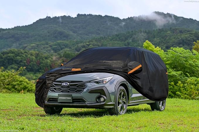 Kayme 7 Layers SUV Car Cover Custom Fit for Subaru Crosstrek (2017-2025) Waterproof All Weather for Automobiles, Outdoor Full Cover Rain Sun UV Protection.