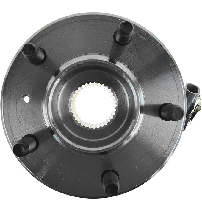 TRQ Front Left and Right Wheel Bearing and Hub Assembly Set 2 Piece Compatible with 00-08 Chevrolet Impala with 4 Wheel ABS Brakes 09-13 Impala 14-16 Impala Limited 06-11 Buick Lucerne